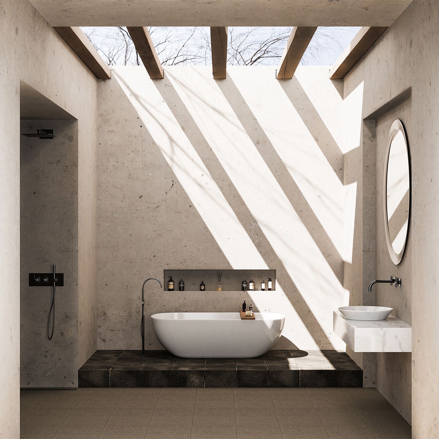 how to measure bathtub size