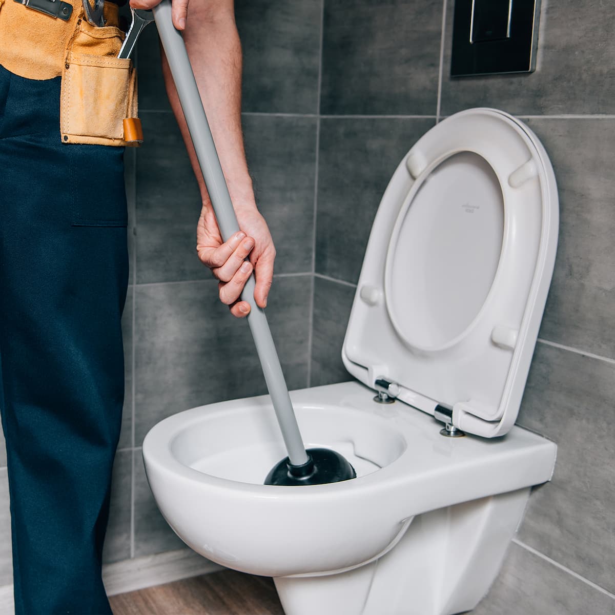 how to unclog a toilet clogged with tampons