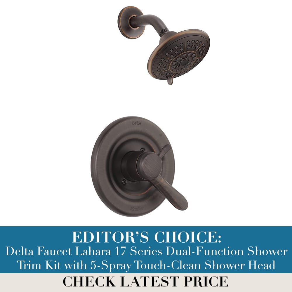 Delta Faucet Lahara 17 Series Dual-Function Shower Trim Kit with 5-Spray Touch-Clean Shower Head