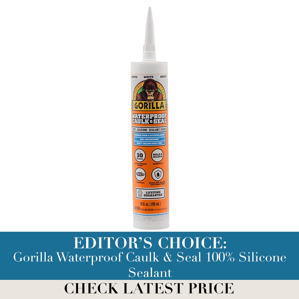 Gorilla Waterproof Caulk & Seal 100% Silicone Sealant
