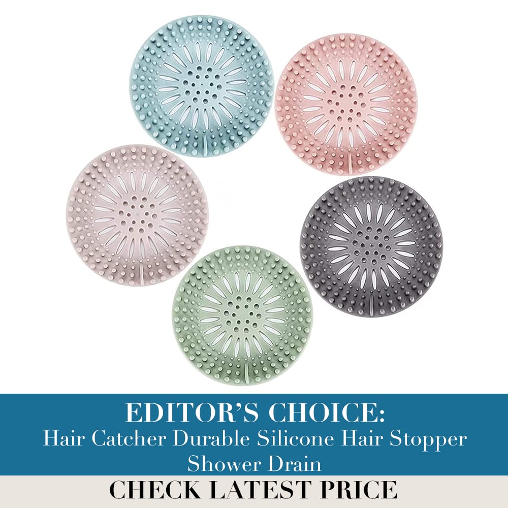 Hair Catcher Durable Silicone Hair Stopper Shower Drain