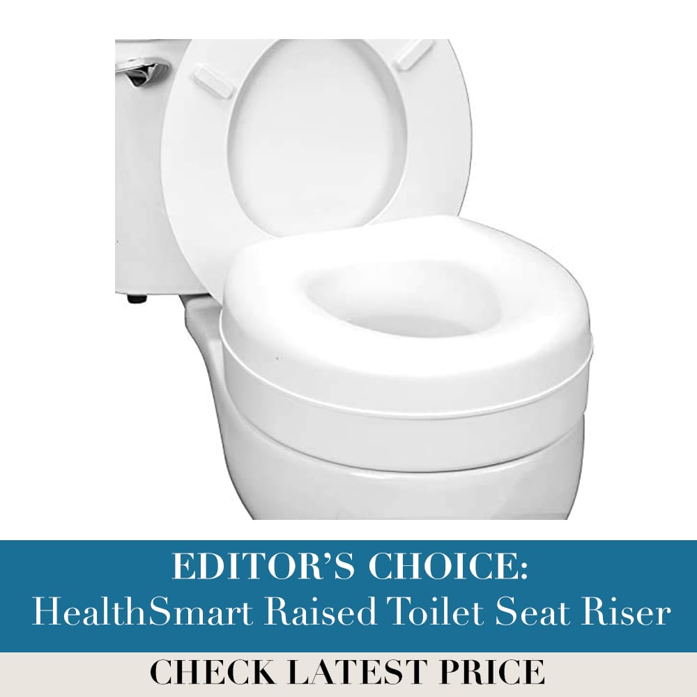 HealthSmart Raised Toilet Seat Riser