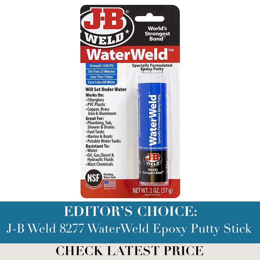 J-B Weld 8277 WaterWeld Epoxy Putty Stick