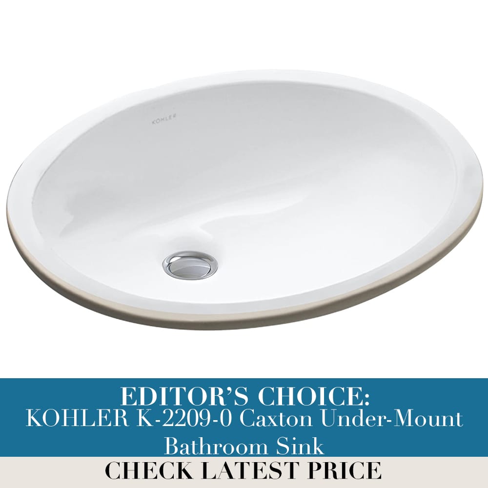 KOHLER K-2209-0 Caxton Under-Mount Bathroom Sink