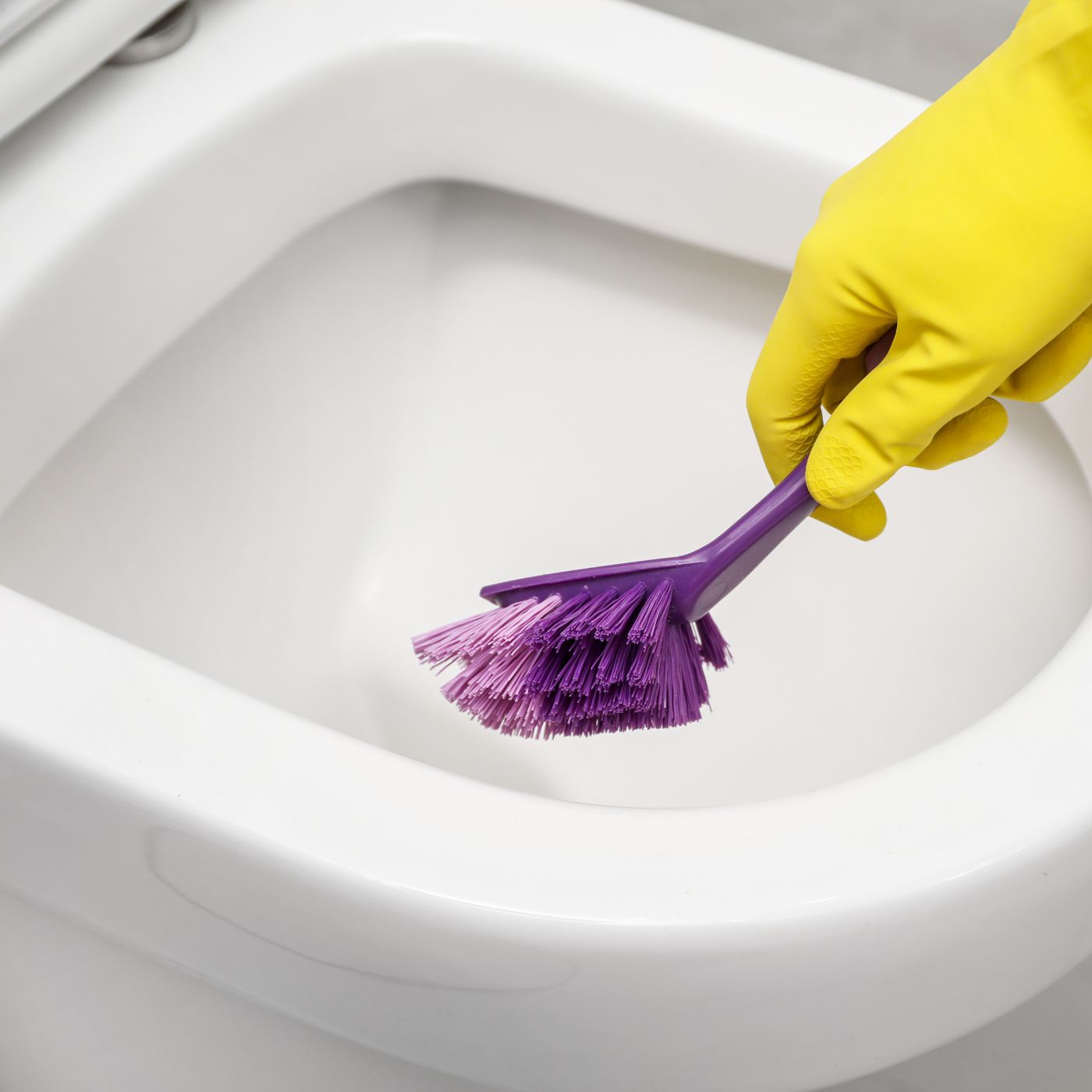 how to clean toilet seat stains